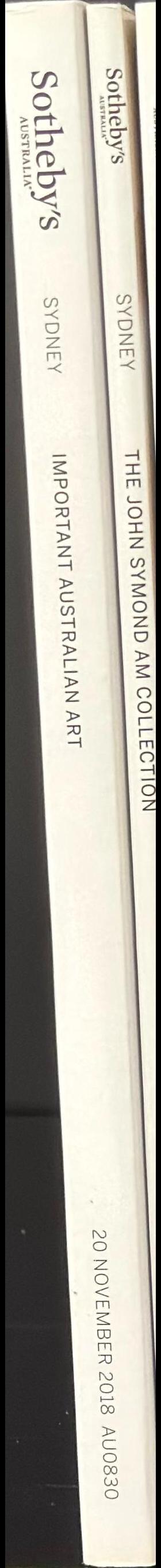 Important Australian and international art from the John Symond AM collection : auction in Sydney, 20 November 2018 spine