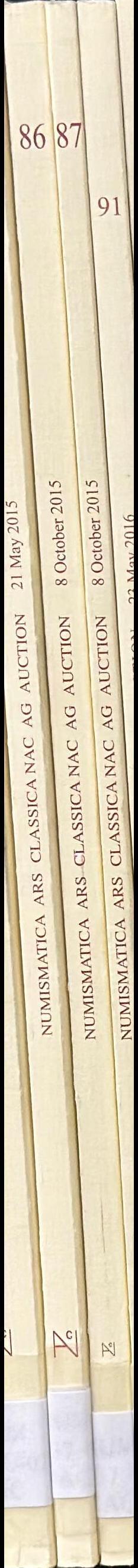 Auction 86 : the Gasvoda Collection - part I, coins of the Imperatorial period and the twelve Caesars : 8 October 2015 spine