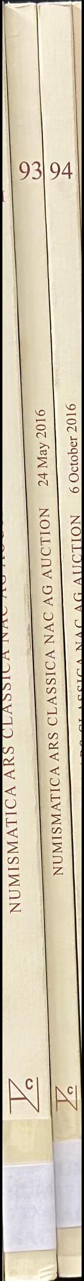 Auction 93 : a very important collection of coins of the Germanic migration : 24 May 2016 spine