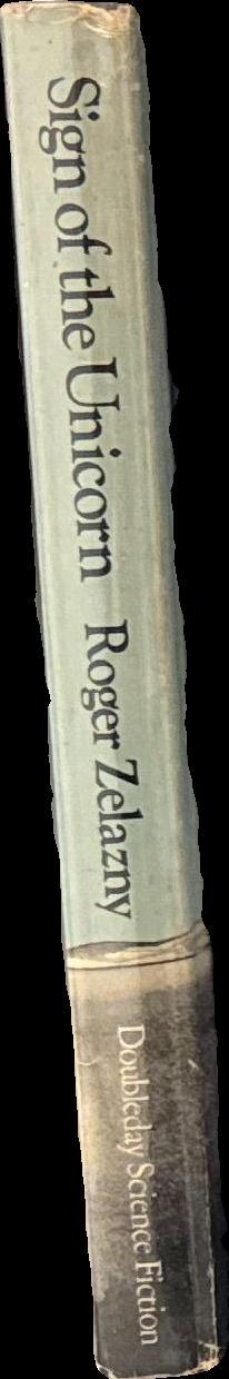 Sign of the unicorn / Roger Zelazny spine