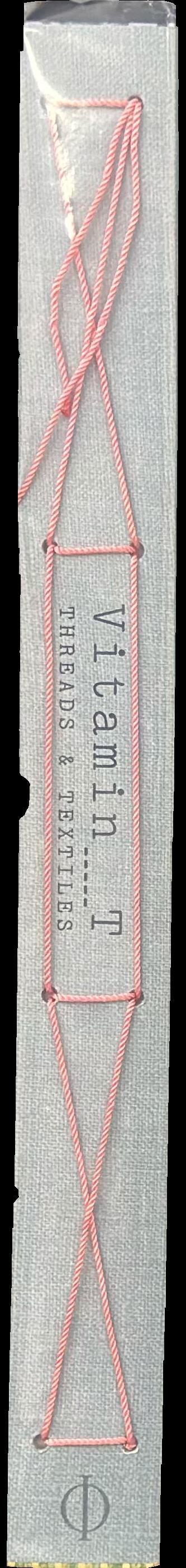 Vitamin T : threads and textiles in contemporary art spine