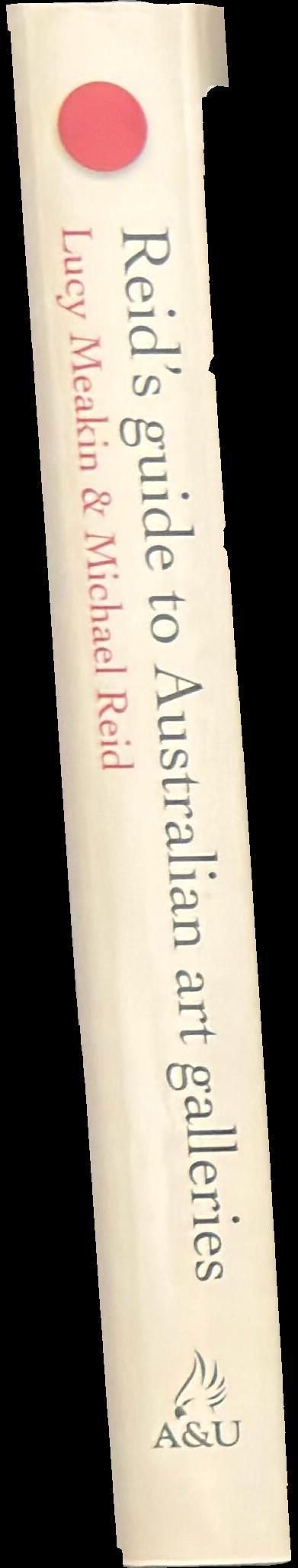 Reid's guide to Australian art galleries spine