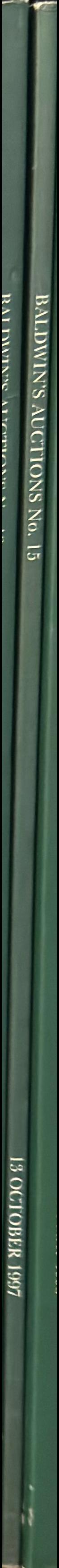 Auction number 15, Monday 13 October 1997 : 125 years of Baldwins, 1872-1997 / Baldwin's Auctions spine