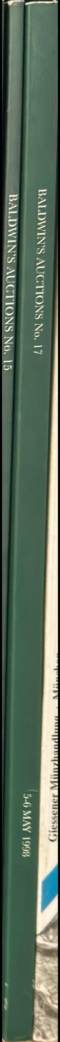 Auction number 17, Tuesday 5 May 1998, Wednesday 6 May 1998 : Greek, Roman, British & world coins / Baldwin's Auctions spine