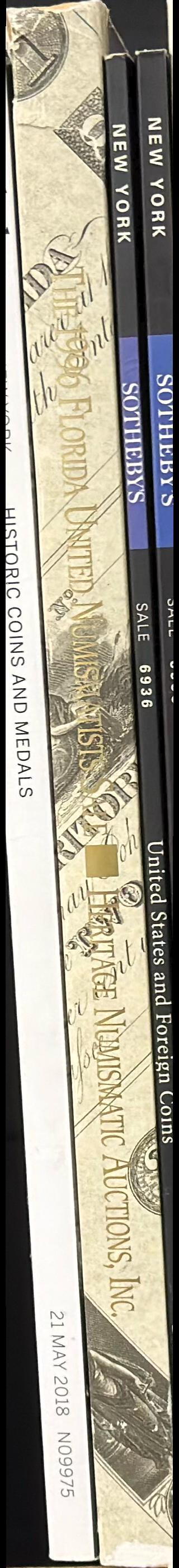 The 1996 F.U.N. sale featuring the silver commemoratives from the J. Simpson Dean collection spine