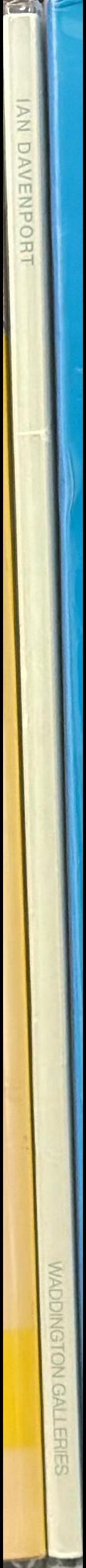 Ian Davenport / Waddington Galleries spine