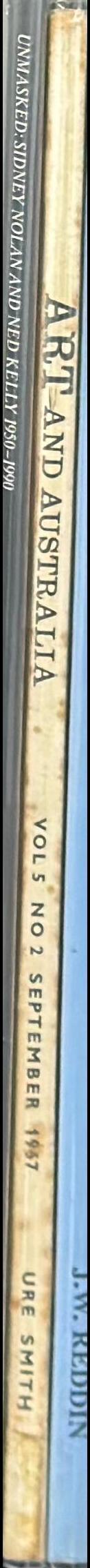 Art & Australia : Nolan Issue ; volume 5 number 2, September 1967 spine