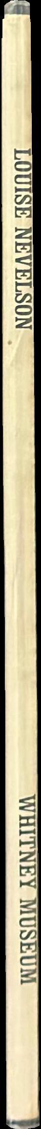 Louise Nevelson spine