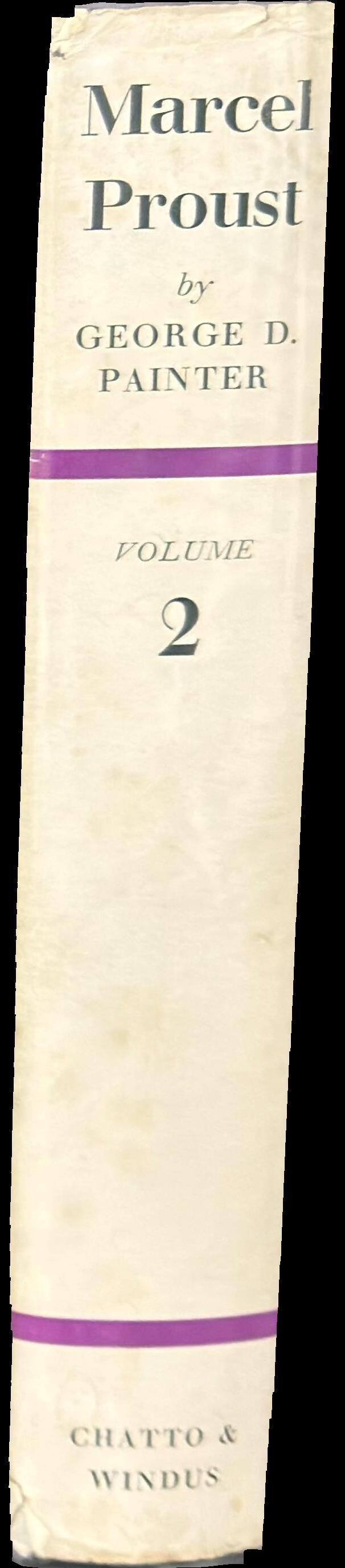Marcel Proust : a biography : volume two spine