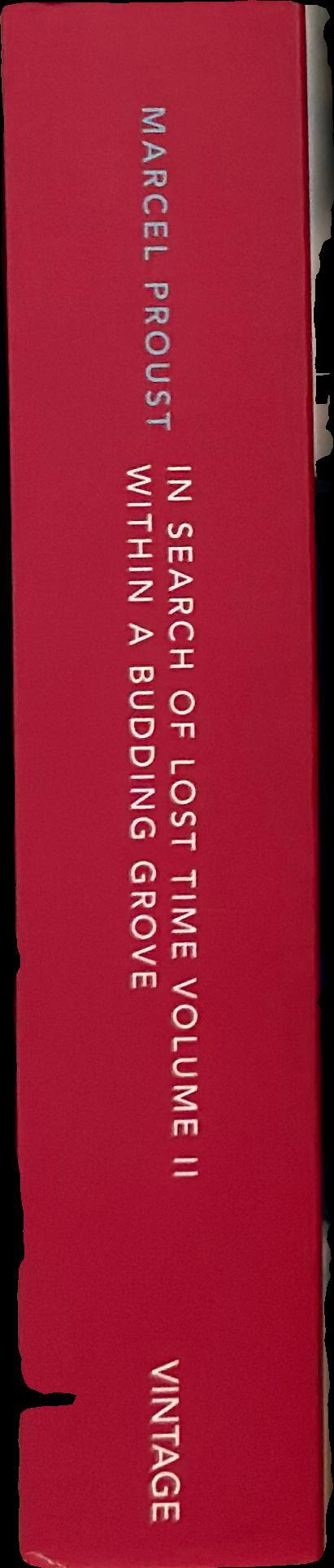 In search of lost time : II : within a budding grove / Marcel Proust : translated by C.K. Scott Moncrieff & Terence Kilmartin ; revised by D.J. Enright spine