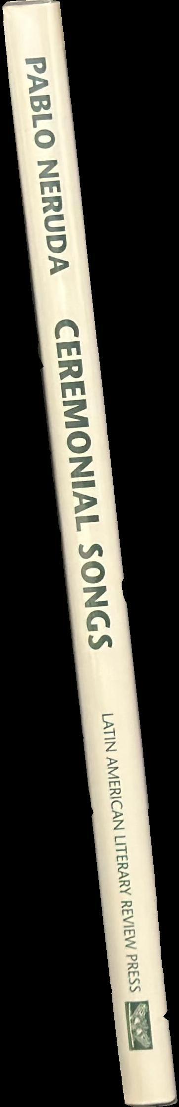Ceremonial songs = cantos ceremoniales spine