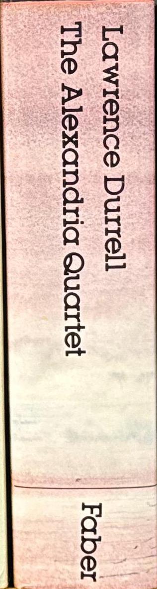 The Alexandria quartet / Lawrence Durrell spine
