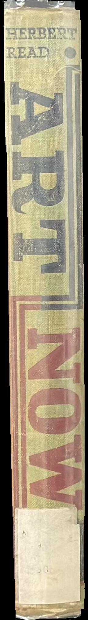 Art now : an introduction to the theory of modern painting and sculpture spine