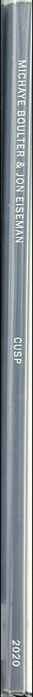 Michaye Boulter & Jon Eiseman : cusp spine