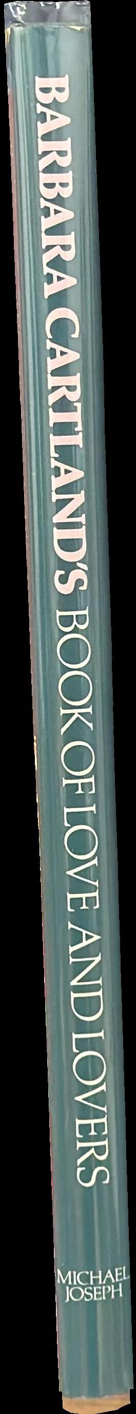 Barbara Cartland's book of love and lovers spine