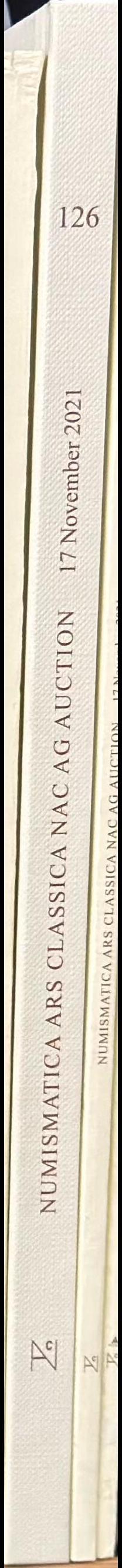 Auction 126 : a highly important collection of Greek coins of a man in love with art - part IV : 17 November 2021 spine