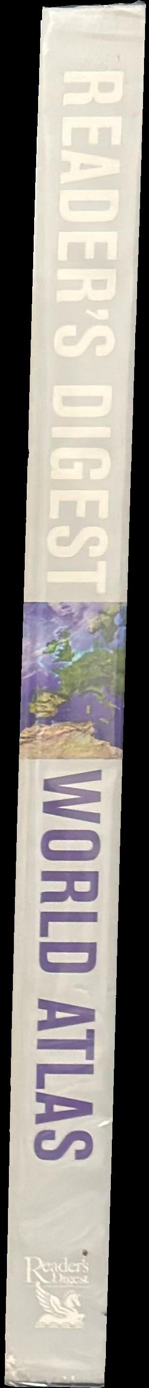 Reader's Digest world atlas spine