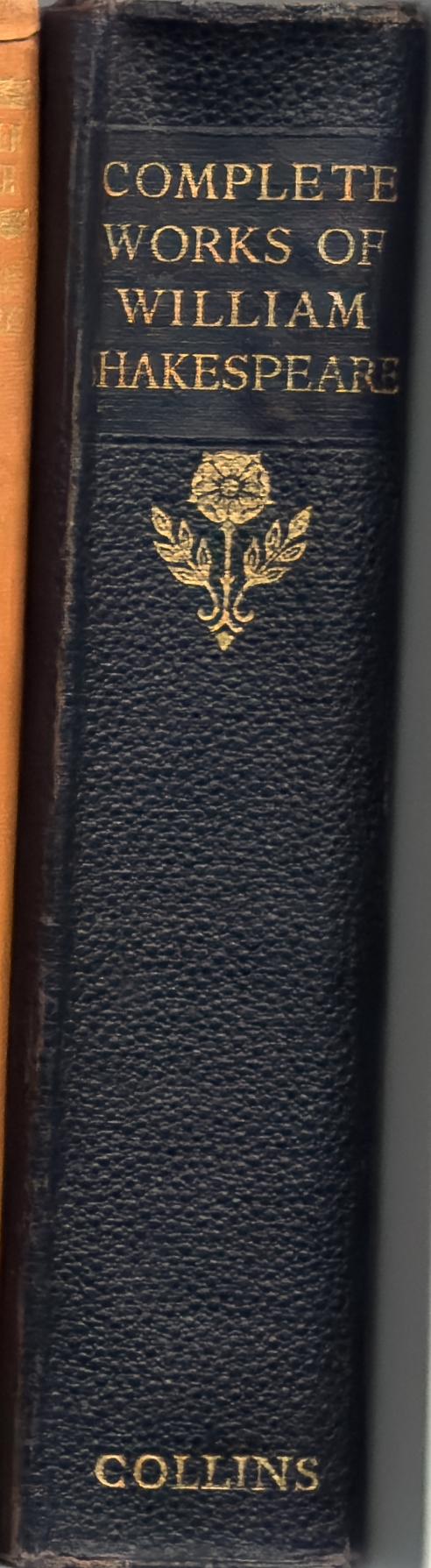The complete works of William Shakespeare : comprising his plays and poems ... / illustrated by T. M. Matterson ; engraved by Alexander Anderson spine