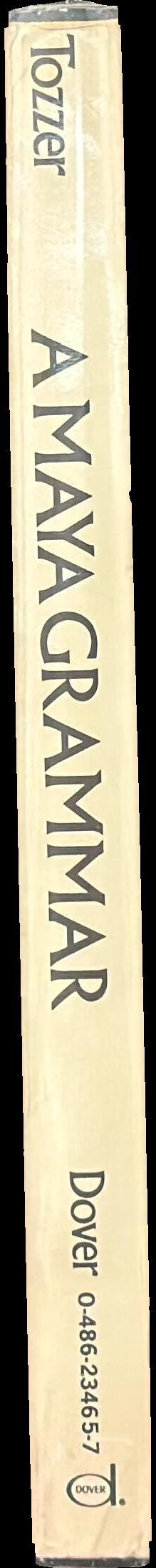 A Maya grammar spine