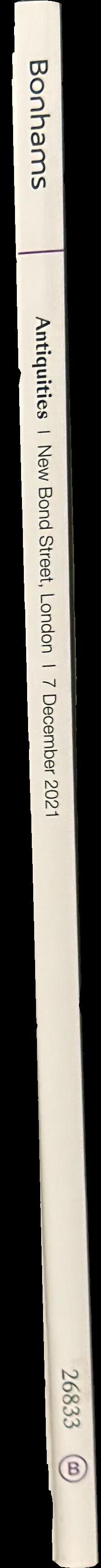 Antiquities : Tuesday 7 December 2021 spine
