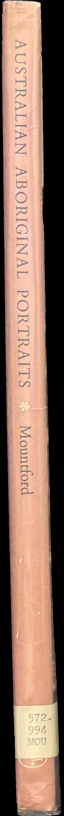 Australian Aboriginal portraits spine