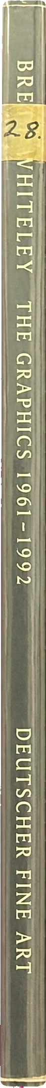 Brett Whiteley : the graphics, 1961-1992 spine