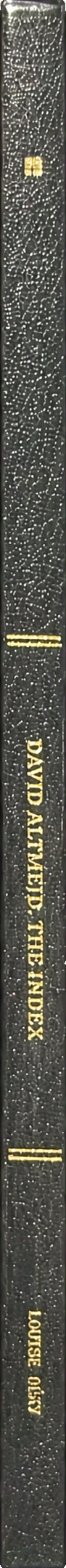 David Altmejd : the index spine