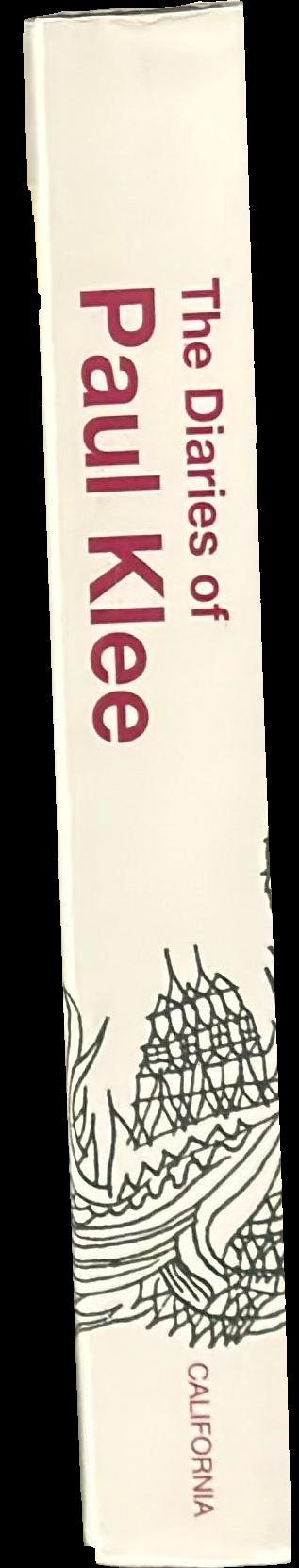The diaries of Paul Klee 1898-1918 spine
