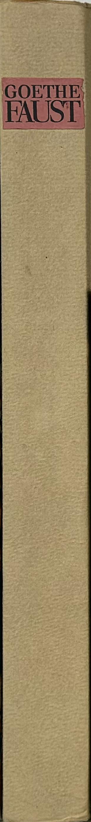 Goethe's Faust I : scene by scene : an interpretation of form and content / by W. H. Bruford spine