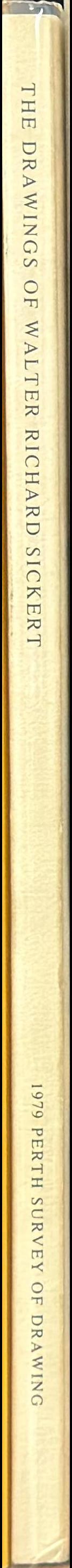 Sickert : 1979 Perth survey of drawing : the drawings of Walter Richard Sickert spine