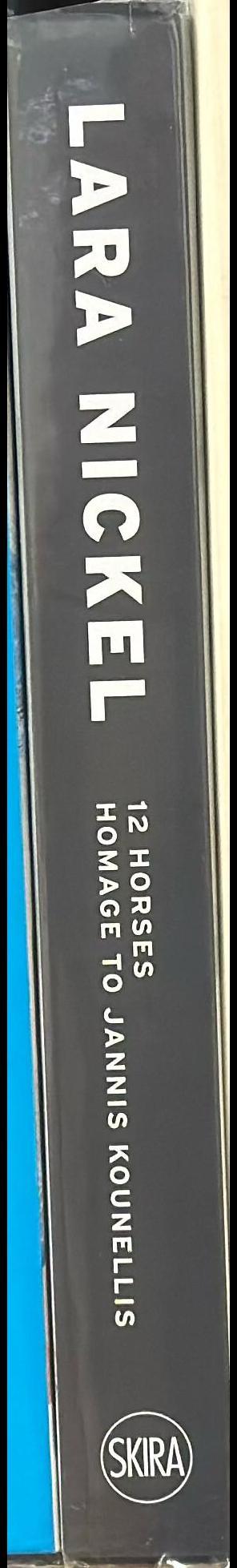 Lara Nickel : 12 horses : homage to Jannis Kounellis spine