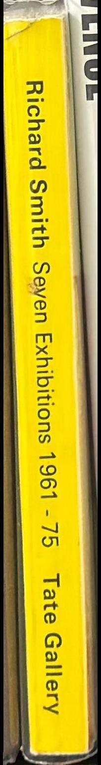 Richard Smith : seven exhibitions 1961-75 spine
