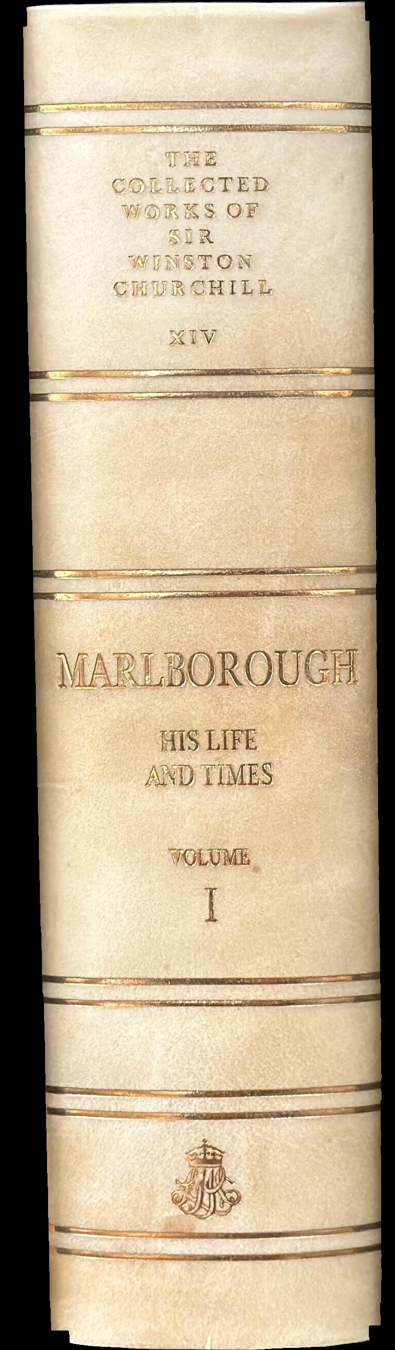 The collected works of Sir Winston Churchill : volume XIV : Marlborough : his life and times : volume one : consisting of books I and II of the original work spine