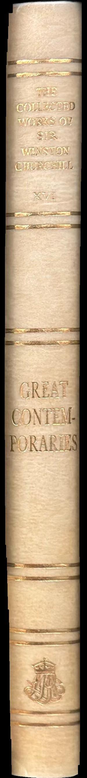 The collected works of Sir Winston Churchill : volume XVI : great contemporaries spine