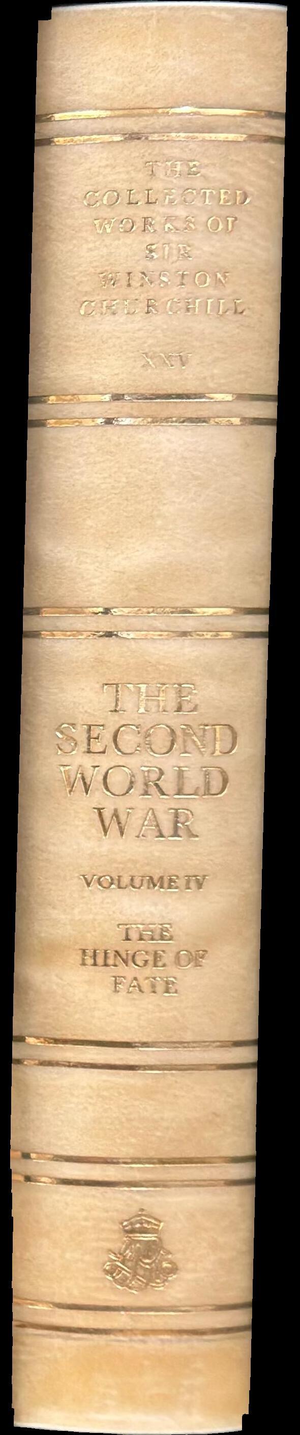 The collected works of Sir Winston Churchill : volume XXV : the second world war : volume four : the hinge of fate spine