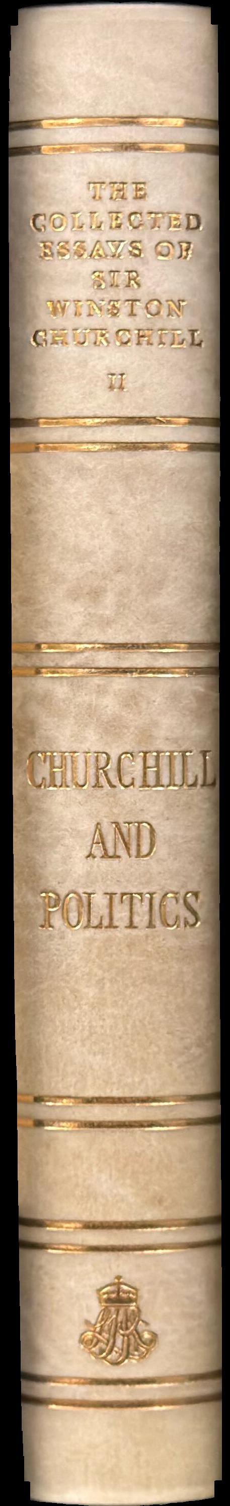 The collected essays of Sir Winston Churchill : volume II : Churchill and politics spine