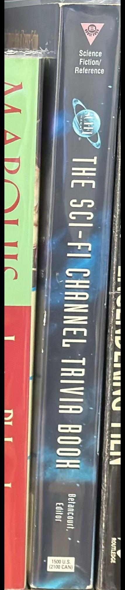 The Sci-Fi Channel trivia book spine