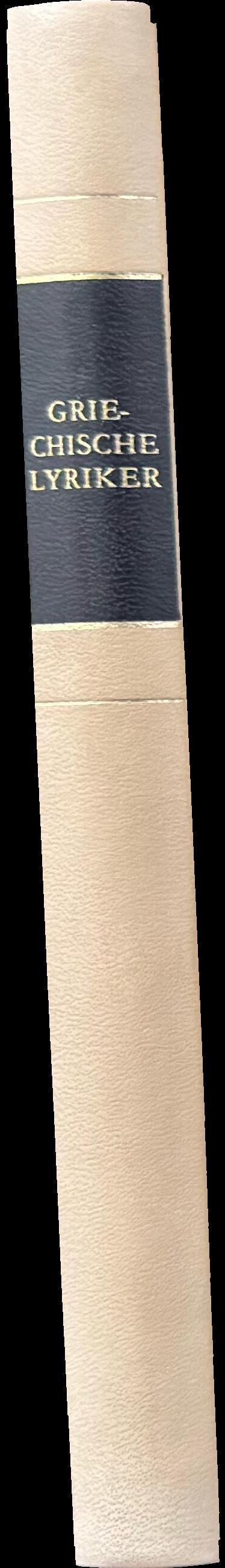 Griechische lyriker spine