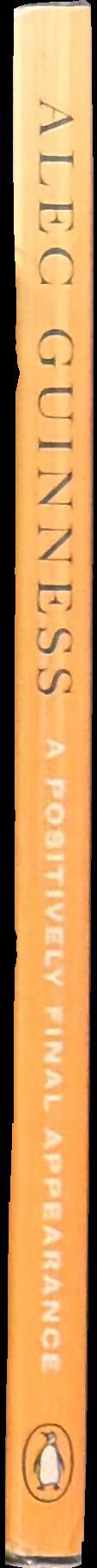 A positively final appearance : a journal 1996-98 spine