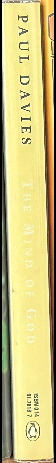The mind of god : science and the search for ultimate meaning spine