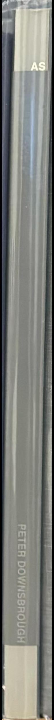 (As) Peter Downsbrough spine