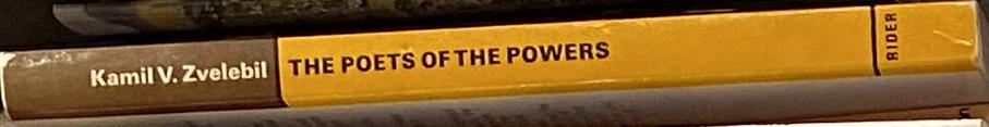 The poets of the powers / Kamil V. Zvelebil spine