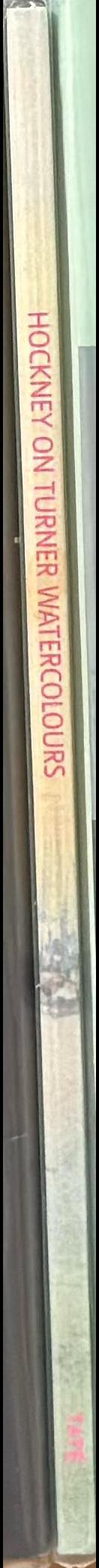 Hockney on Turner watercolours spine
