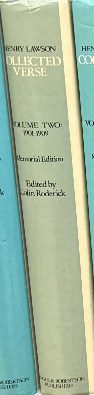 Henry Lawson : stories, poems, sketches and autobiography / selected and edited with an introduction and bibliography by Brian Kiernan spine