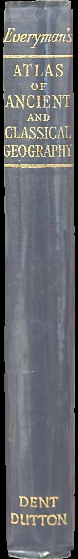 Everyman's atlas of ancient and classical geography spine