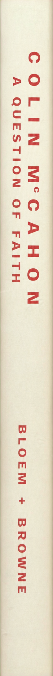 Colin McCahon : a question of faith spine