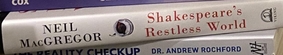 Shakespeare's restless world / Neil MacGregor spine