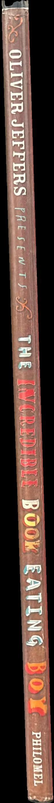 The incredible book eating boy spine
