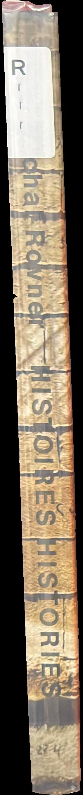 Michal Rovner : histoires / histories spine