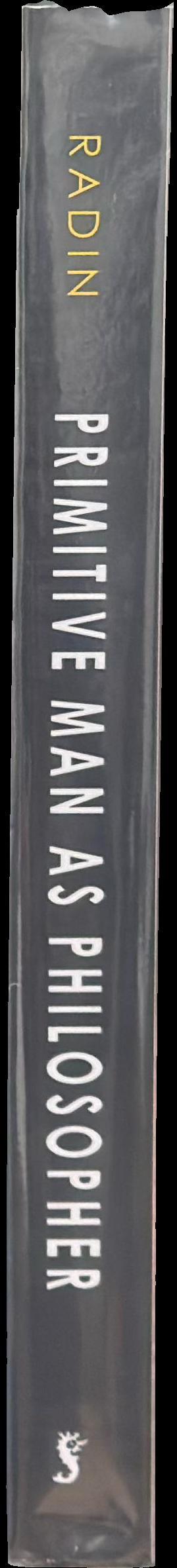 Primitive man as philosopher spine